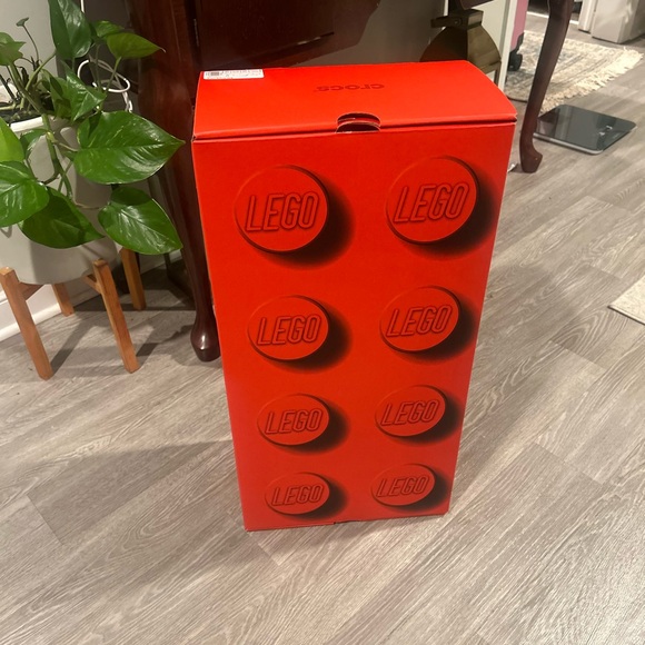 Lego Other - LEGO Bright Red Brick Clog